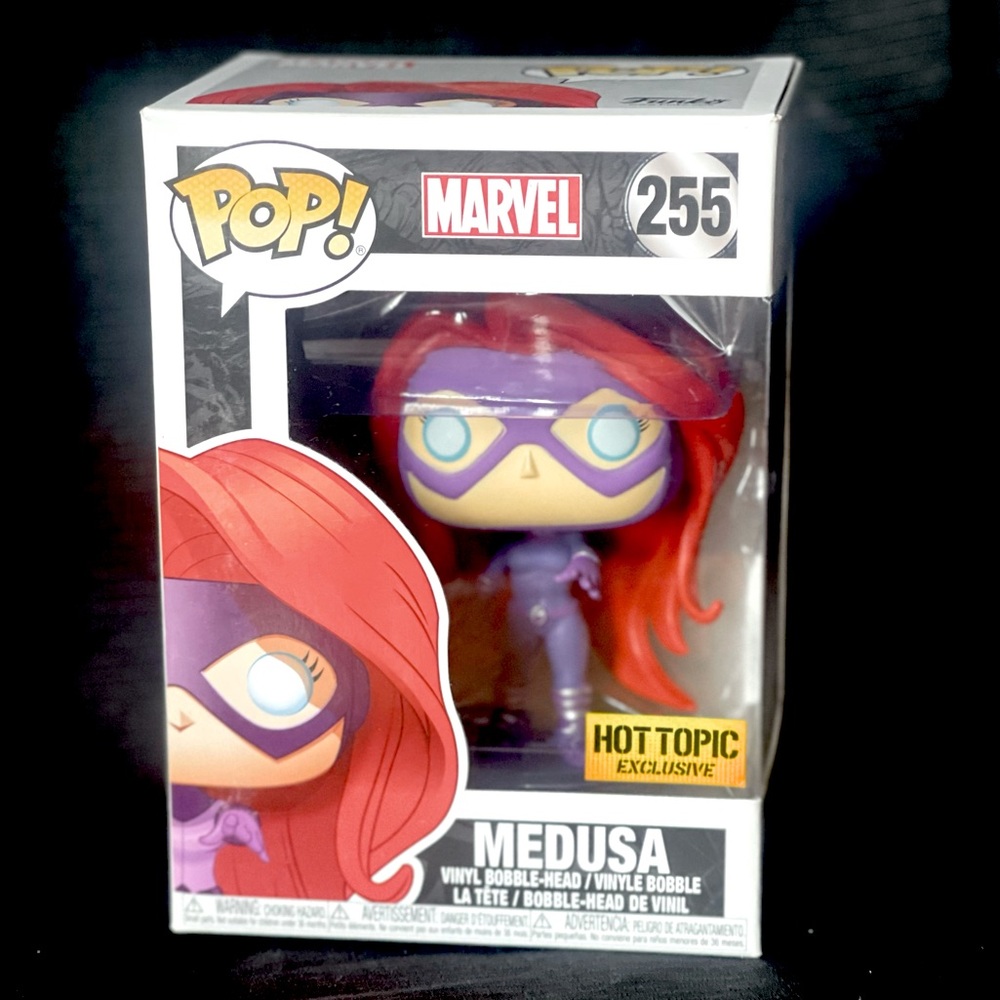 Funko Pop! Marvel #255 MEDUSA Vinyl Bobble-Head Figure Hot Topic Exclusive